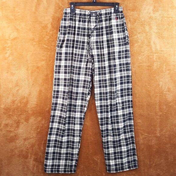 Polo by Ralph Lauren Other - POLO RALPH LAUREN Mens Pants Small Cream Black Plaid Tartan Lounge Red Pony